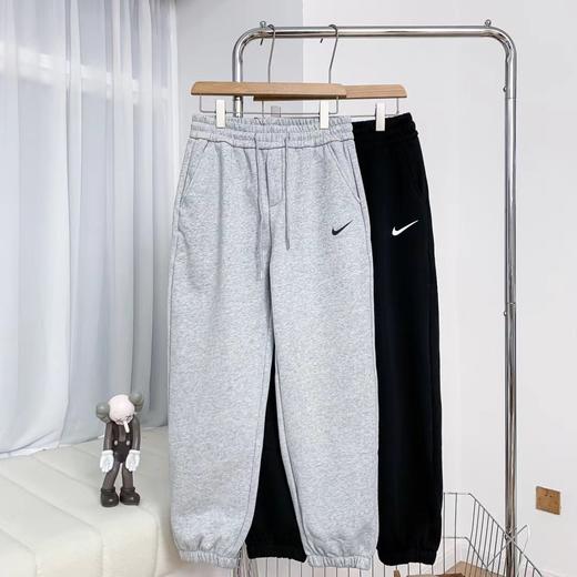 D121455基础加绒加厚款休闲运动螺纹束脚卫裤男裤 商品图0