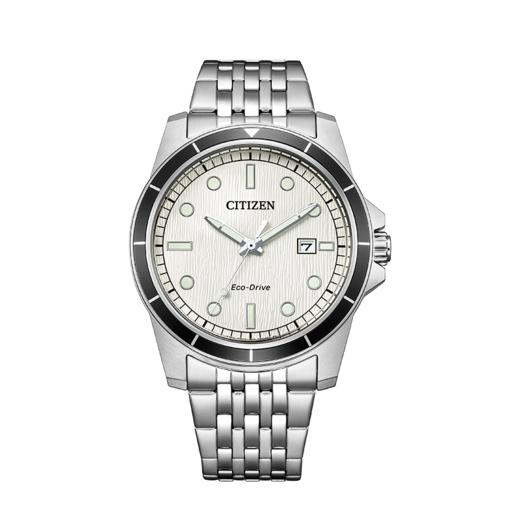 西铁城/CITIZEN光动能复古潮流钢带男表AW1819-56A 商品图2