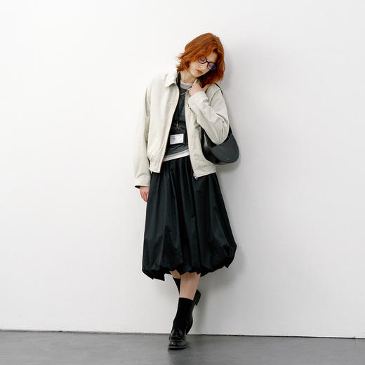 [双面穿]714street亚麻哈灵顿夹克2026春季新款格子外套男女同款 商品图4