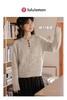 D121408冬季新款女士羊驼绒三粒扣毛衣针织衫 商品缩略图7