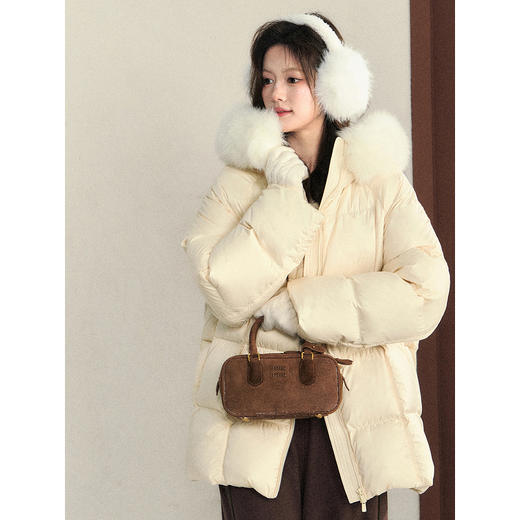鹿向南【1217/20:00新品前1小时7折限量100件】嫩黄色羽绒服 商品图2