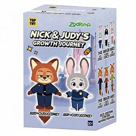 迪士尼疯狂动物城成长之旅系列毛绒盲盒