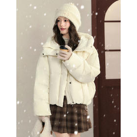 鹿向南【1217/20:00新品】杏色羽绒服