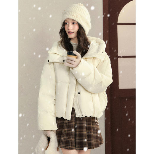 鹿向南【1217/20:00新品前1小时7折限量100件】杏色羽绒服 商品图0