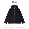 SDSA男士秋冬新款痞帅男装时尚宽松撞色提花拉链连帽卫衣时尚外套 商品缩略图0