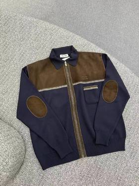 女款拼接拉链外套he017