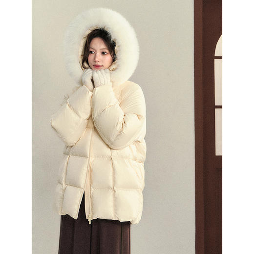 鹿向南【1217/20:00新品前1小时7折限量100件】嫩黄色羽绒服 商品图4