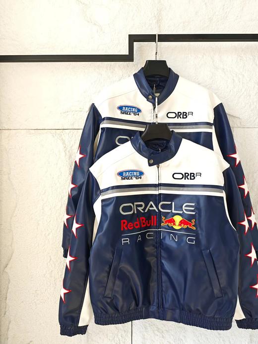 D121435美式休闲联名立领拉链皮衣外套男女同款 商品图1