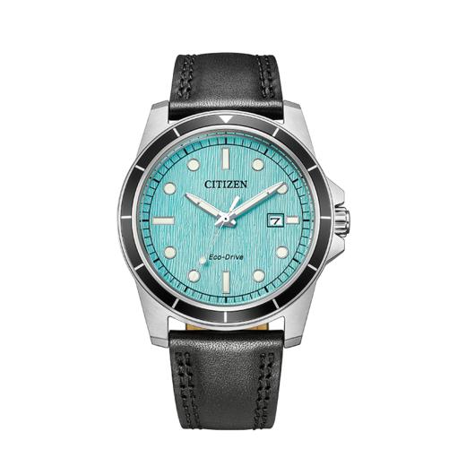 西铁城/CITIZEN光动能复古潮流小牛皮带男表AW1819-13L 商品图1