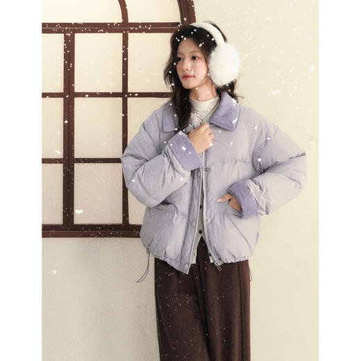 鹿向南【1217/20:00新品前1小时7折限量100件】紫色羽绒服 商品图3