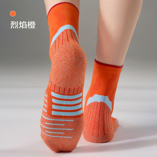 有为者/劲跑专业马拉松跑步袜 男女毛巾底徒步路跑吸湿户外运动袜 商品图6