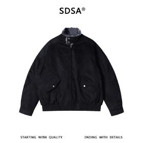 1317SDSA男士秋冬新款痞帅男装美式复古座山雕立领夹克外套百搭宽松