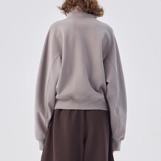 裁缝学苑AQ576连肩袖拼接立领开衫短款卫衣纸样外套女装开衫样板图纸 商品图2