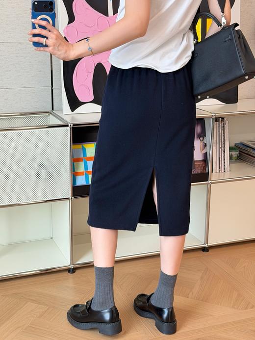 普拉达 羊毛中长休闲半裙(KX*MM) 商品图6