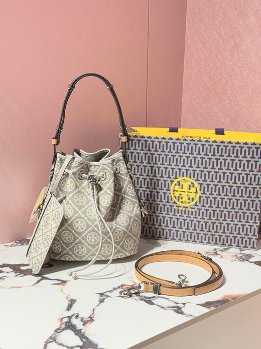汤丽柏琦TMONOGRAM斜挎水桶包 商品图10