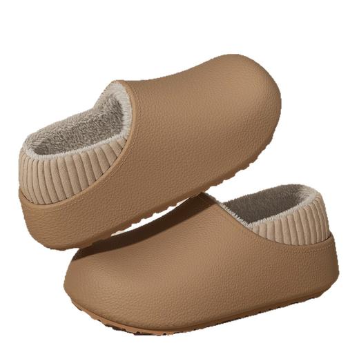 雀说 防水棉拖鞋包跟男女保暖情侣毛绒棉鞋 3642 商品图4