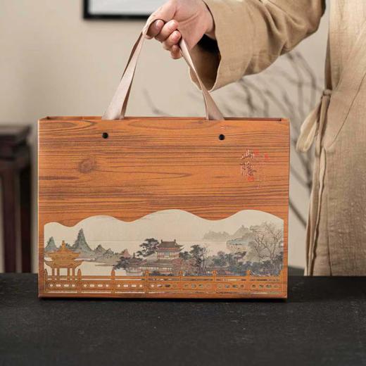 山隐【中双瓷  浅木纹色】65元一套/一箱10套 商品图4