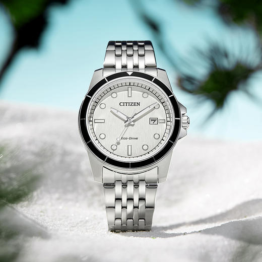 西铁城/CITIZEN光动能复古潮流钢带男表AW1819-56A 商品图4