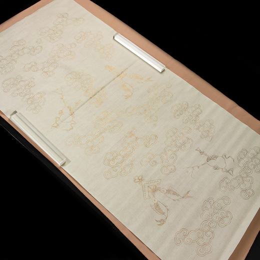 70年代手绘“澄心堂描金纸”（一卷10张） 商品图2