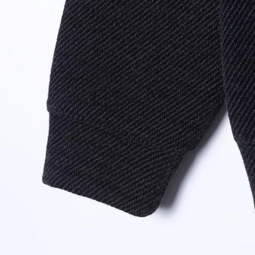 SDSA男士秋冬新款痞帅男装潮牌时尚撞色斜纹拉链连帽卫衣外套百搭 商品图3