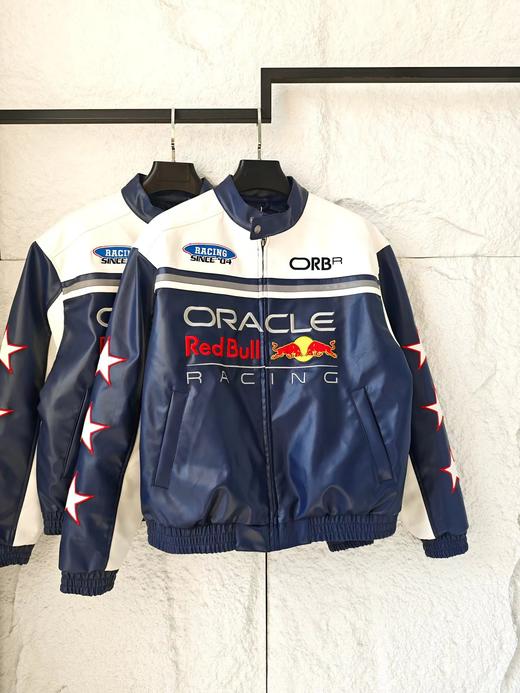 D121435美式休闲联名立领拉链皮衣外套男女同款 商品图0