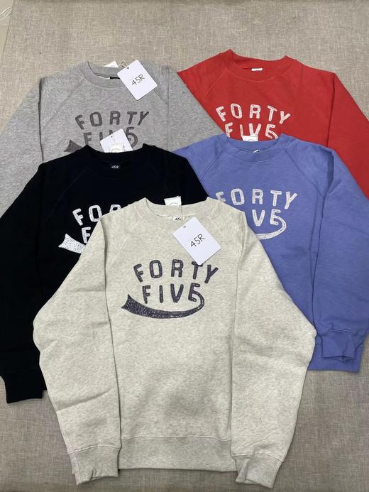 D121416多色入加绒感圆领插肩袖908版卫衣 商品图0