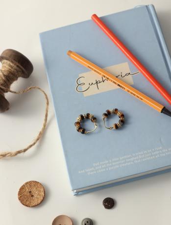 鹿鹿推荐·【秋冬氛围】美拉德复古耳扣三对 商品图4