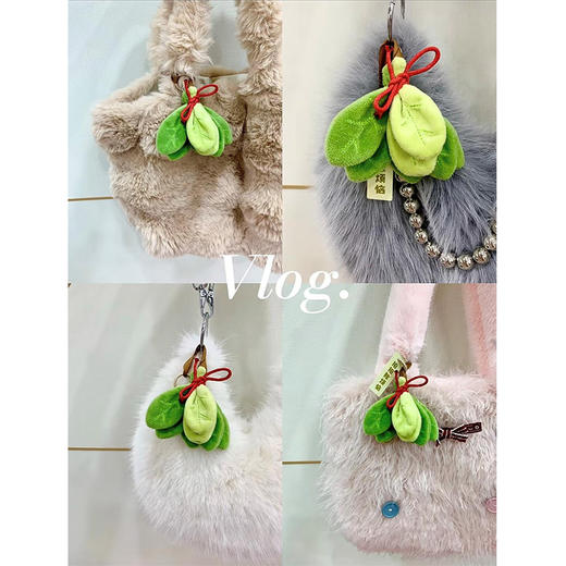 柚好运毛绒包挂扣毛绒匙扣-纪念日百货门店同款168494446 商品图4