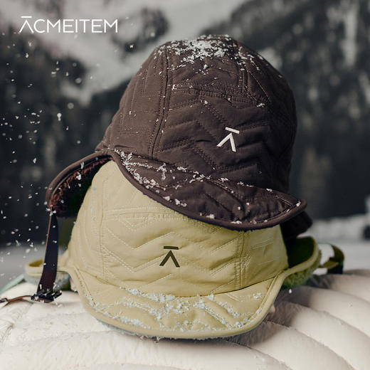 【品牌特惠】ACMEITEM爱棵米 户外秋冬保暖可调节绗棉护耳帽加绒雷锋帽GAG3540270G 商品图0