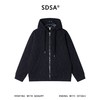 SDSA男士秋冬新款痞帅男装韩版提花线条拉链连帽卫衣外套百搭时尚 商品缩略图0