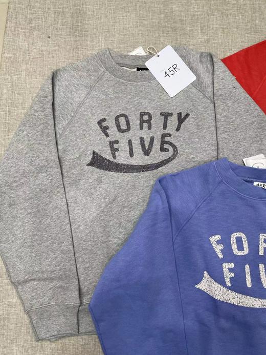 D121416多色入加绒感圆领插肩袖908版卫衣 商品图5