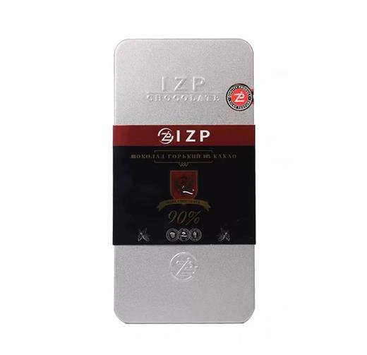 俄罗斯IZP铁盒90%/100%黑巧克力-100g 商品图2
