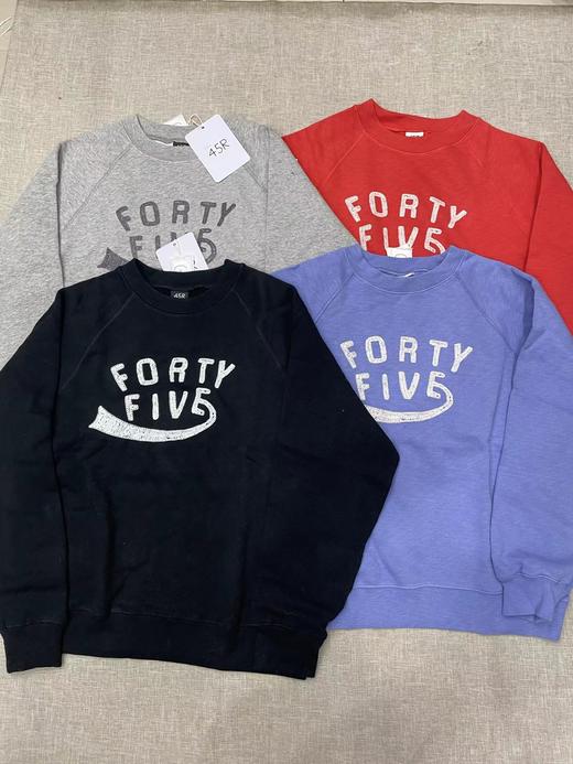 D121416多色入加绒感圆领插肩袖908版卫衣 商品图1