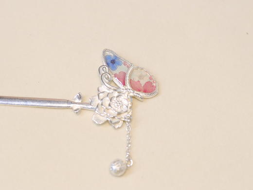 苗银押花发簪 商品图3