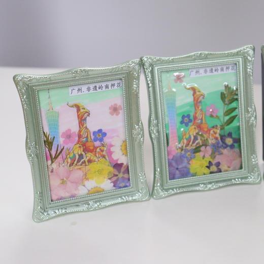 五羊押花冰箱贴 桌面小摆件 商品图4