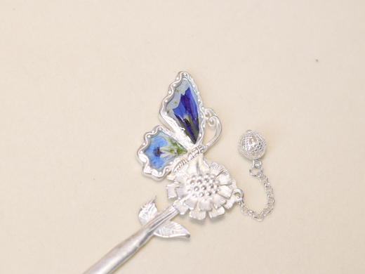 苗银押花发簪 商品图4