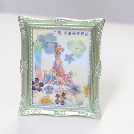 五羊押花冰箱贴 桌面小摆件 商品图3