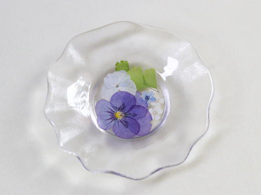 玻璃押花杯垫 饰品碟 商品图0