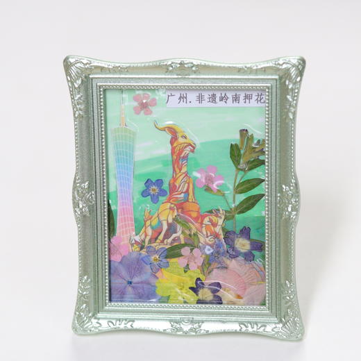 五羊押花冰箱贴 桌面小摆件 商品图5