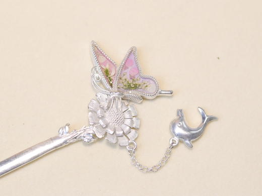 苗银押花发簪 商品图5