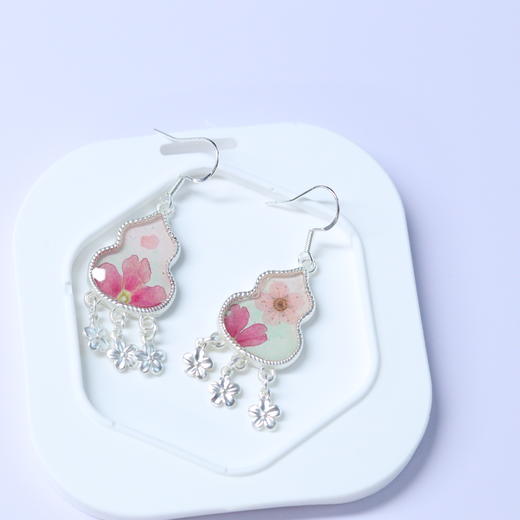 苗银押花耳环 商品图3