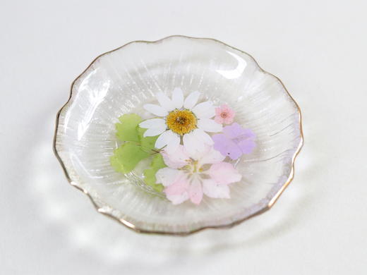 玻璃押花杯垫 饰品碟 商品图5