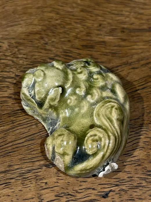 耀州窑青瓷卧坐袖珍瑞狮，顺丰包邮 商品图7