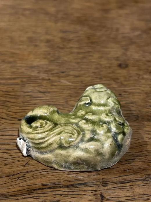 耀州窑青瓷卧坐袖珍瑞狮，顺丰包邮 商品图8