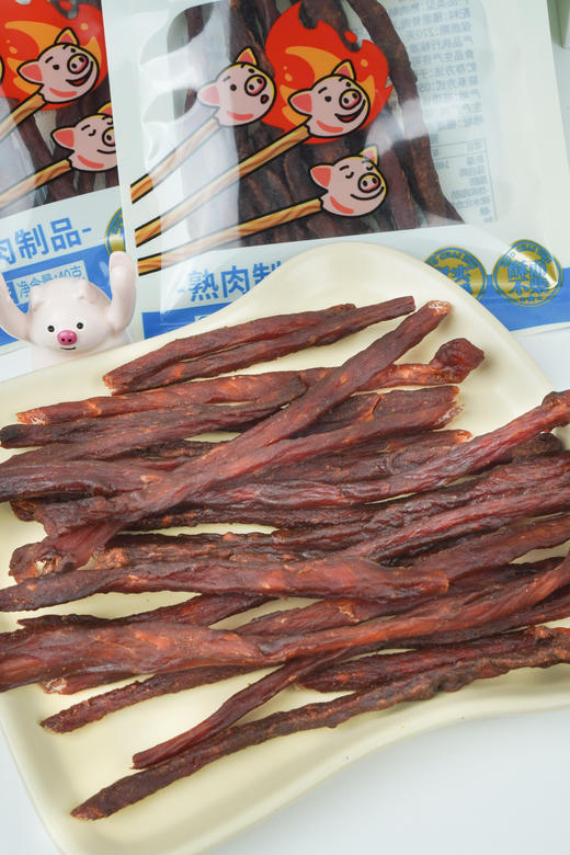 【火柴猪 脯乐美火柴猪】39.9💰抢4袋❗肉质酥脆嚼劲足💥辣劲足不烧胃🌶️肉香浓郁🥩麻辣鲜香🤤 ✅100%原切猪里脊🐷➕72小时低温慢烤风干，无淀粉边角料 商品图6
