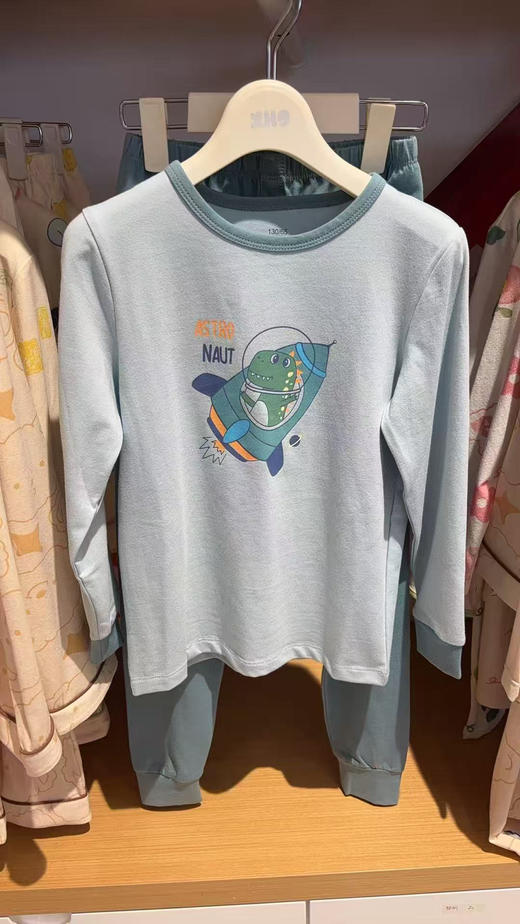 云仓 线下专柜在售款【红豆正品】 儿童棉氨套装保暖内衣 商品图3