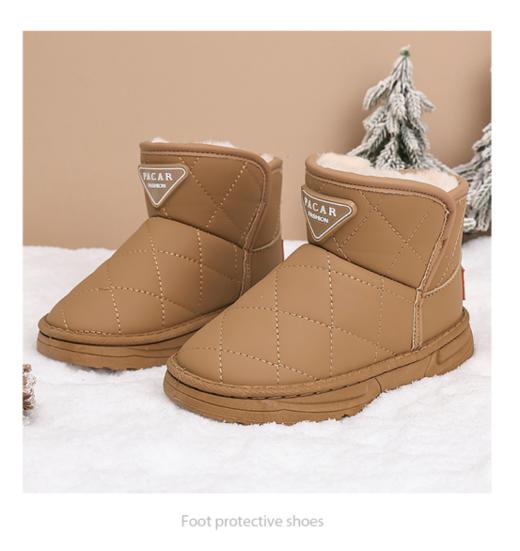 🔥冬天必备的暖暖靴，亲子款福利！【岁愿2025冬季新款儿童加绒防水雪地靴短靴8958】🔥“行走的小暖炉”颜值超高！ ✅经典款式，🥰百搭颜色 男女宝宝都可穿 商品图3