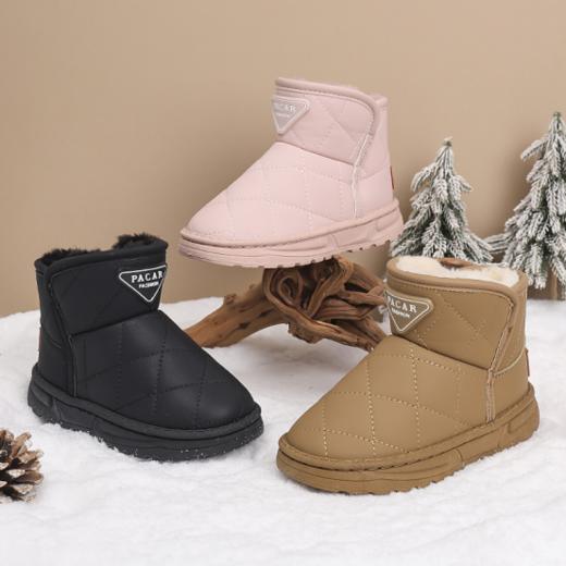 🔥冬天必备的暖暖靴，亲子款福利！【岁愿2025冬季新款儿童加绒防水雪地靴短靴8958】🔥“行走的小暖炉”颜值超高！ ✅经典款式，🥰百搭颜色 男女宝宝都可穿 商品图0