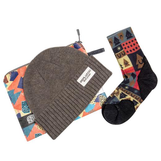 赛乐跑步组合套装美丽诺羊毛新年礼物组合圣诞元旦春节跑友礼包袜 商品图3