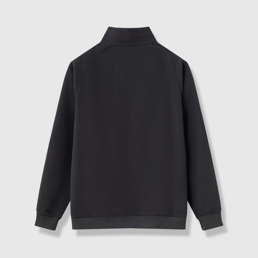 GXG男装25秋季简约纯色宽松休闲长袖套头上衣男式翻领卫衣K&C 商品图1